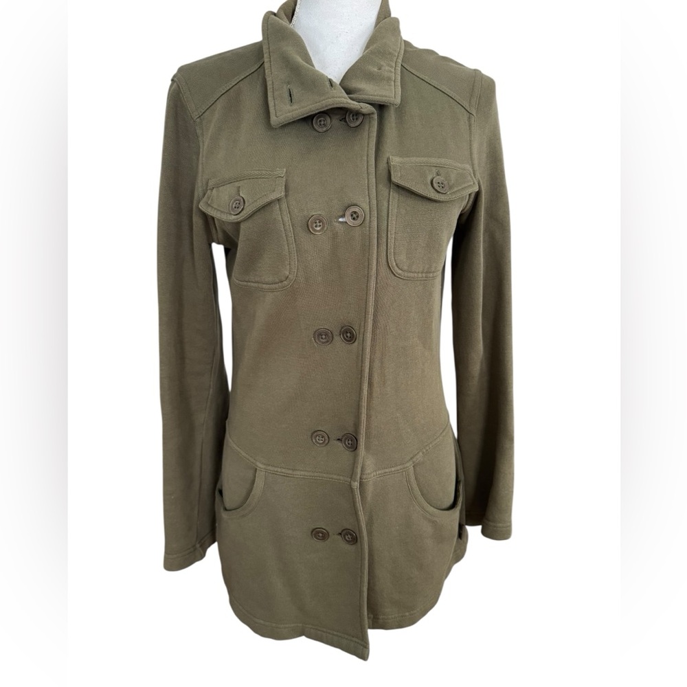 Prana Breathe 100% cotton button down jacket size small